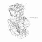 RANGER RZR 570 EFI - R12VH57AD Двигатель