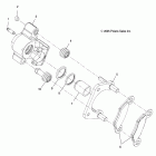 RANGER RZR 570 EFI - R12VH57AD Задние тормозные  колодки