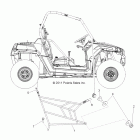 RANGER RZR 800 EFI/EPS - R12VH76AD/AF/AH/AJ/EAB Тело, боковые сетки