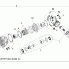 RANGER RZR 800 EFI/EPS - R12VH76AD/AF/AH/AJ/EAB Привод, передние коробки передач