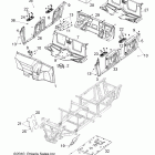 RANGER 500 4X4 CREW - R12WH50AG/AH/AK/AR Body, floor and fenders