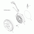 RANGER 500 4X4 CREW - R12WH50AG/AH/AK/AR Engine, flywheel and stator