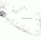 RANGER 4X4 900 DIESEL CREW - R12WH90DG Engine, air intake ducting
