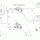 RANGER 4X4 900 DIESEL CREW - R12WH90DG Brakes, lines and master cylinder