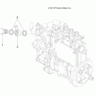 RANGER 4X4 900 DIESEL CREW - R12WH90DG Engine, fuel line