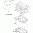 RANGER 4X4 900 DIESEL CREW - R12WH90DG Engine, mounting flange and oil sump