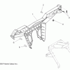 RANGER RZR 4 800 EFI - R12XE76AD/7EAO Body, rear bumper