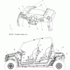 RANGER RZR 4 800 EFI EPS INTL - R12XE7EFX Наклейки