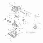 RANGER RZR 4 800 EFI EPS INTL - R12XE7EFX Engine, crankcase and crankshaft