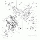 RANGER RZR 4 800 EFI EPS INTL - R12XE7EFX Engine, transmission mounting