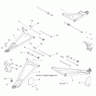 RANGER RZR 4 800 EFI EPS INTL - R12XE7EFX Suspension, front control arms