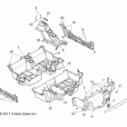 RANGER RZR 4 XP 900 - R12XT87AA/9EAS Корпусные, напольные и коромысла