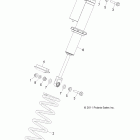 RANGER RZR 4 XP 900 - R12XT87AA/9EAS Suspension, front shock mounting