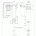 RANGER RZR 4 XP 900 - R12XT87AA/9EAS Suspension, rear shock (7043776)