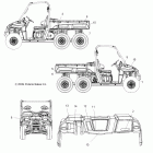 R11HR76AG/AR RANGER 6X6 800 EFI Наклейки