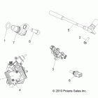 R11JH87AA/AD RANGER RZR XP 900 Электрические датчики
