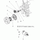 R11JH87AA/AD RANGER RZR XP 900 Engine, starter and drive