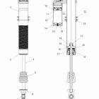 R11JH87AA/AD RANGER RZR XP 900 Suspension, rear shock (7043764)