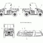 R11RH45AG/AH/AR RANGER 400 HO Наклейки