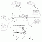 R11RH45AG/AH/AR RANGER 400 HO Brakes, lines and master cylinder