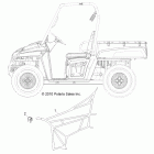 R11RH50AG/AH/AR RANGER 4X4 500 EFI Тело, боковые сетки
