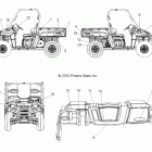 R11TH76/TY76 RANGER 4X4 800 EFI ALL OPTIONS Наклейки