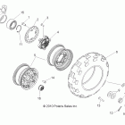 R11TH76/TY76 RANGER 4X4 800 EFI ALL OPTIONS Колеса перед