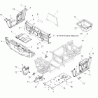 R11TH90DG RANGER 4X4 900 D Body, floor and fenders