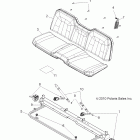 R11TH90DG RANGER 4X4 900 D Body, seat and base