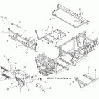 R11TH90DG RANGER 4X4 900 D Chassis, frame and front bumper