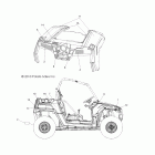 R11VH76/VY76 RANGER RZR 800 EFI/EPS ALL OPTIONS Наклейки