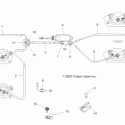 R11VH76/VY76 RANGER RZR 800 EFI/EPS ALL OPTIONS Тормоза, тормозные магистрали и главный цилиндр