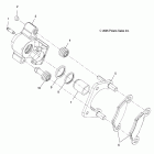 R11VH76/VY76 RANGER RZR 800 EFI/EPS ALL OPTIONS Задние тормозные  колодки