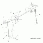 R11VH76/VY76 RANGER RZR 800 EFI/EPS ALL OPTIONS Подвеска, стабилизатор, передний