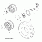 R11VH76/VY76 RANGER RZR 800 EFI/EPS ALL OPTIONS Колеса перед