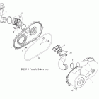 R11VM76FX RANGER RZR  S EPS INTL Привод, крышка сцепления и воздуховоды
