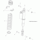 R11VM76FX RANGER RZR  S EPS INTL Suspension, front shock mounting