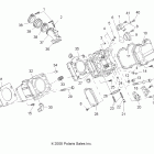 R11WH50AG/AH/AR RANGER 4X4 500 CREW Цилиндр двигателя