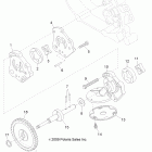 R11WH50AG/AH/AR RANGER 4X4 500 CREW Маслянный насос