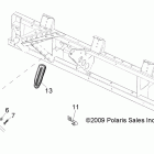 R11WH50AG/AH/AR RANGER 4X4 500 CREW Селектор передачи
