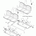 R11WH76AG/AR/WY76AE/AH/AJ RANGER 4X4 800 EFI CREW Body, seat and base