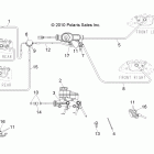 R11WH76AG/AR/WY76AE/AH/AJ RANGER 4X4 800 EFI CREW Brakes, lines and master cylinder