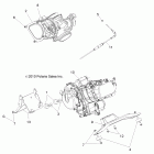 R11WH76AG/AR/WY76AE/AH/AJ RANGER 4X4 800 EFI CREW Крепление двигателя