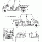 R11WH90DG RANGER 4X4 CREW DIESEL 900 D Наклейки