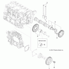 R11WH90DG RANGER 4X4 CREW DIESEL 900 D Engine, camshaft and driving gear