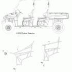 R11WH90DG RANGER 4X4 CREW DIESEL 900 D Тело, боковые сетки