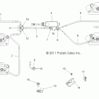 R11XH76AW/AZ/XY76AA RANGER RZR 4/EPS RGE Тормоза, тормозные магистрали и главный цилиндр