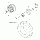R11XH76AW/AZ/XY76AA RANGER RZR 4/EPS RGE Колеса перед
