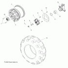 R11XH76AW/AZ/XY76AA RANGER RZR 4/EPS RGE Колесо заднее