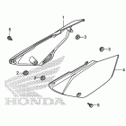 CRF100F БОКОВАЯ КРЫШКА